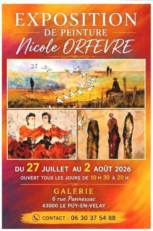 Exposition de peinture par Nicole Orfevre