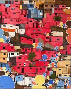 Exposition de peintures, aquarelles et acryliques - m-J. Busché et E. Krieger