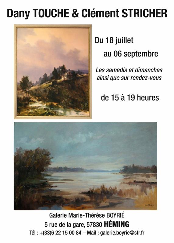 Exposition de peintures de Dany Touche et Clément Stricher