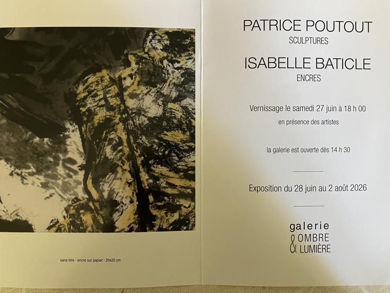 Exposition de sculptures et encres