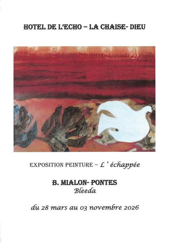 Exposition peinture "L'échappée"