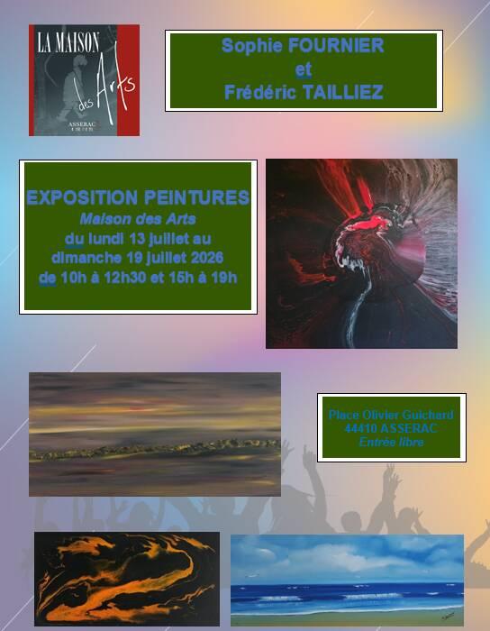 Exposition peintures : Sophie Fournier et Frédéric Tailliez