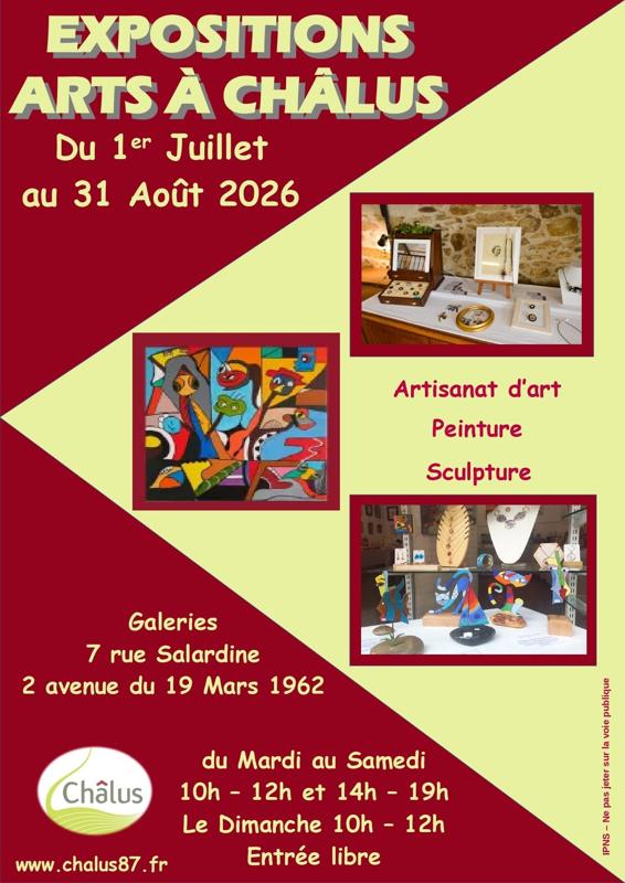 Expositions - Arts à Châlus