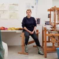 Le mur vert bouteille : Maria Zahle