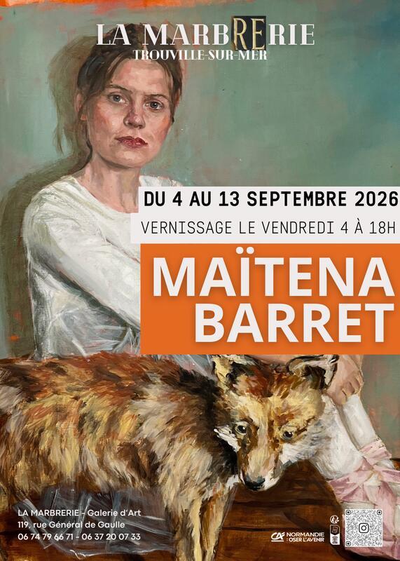 Maïtena Barret expose à La MarbRErie