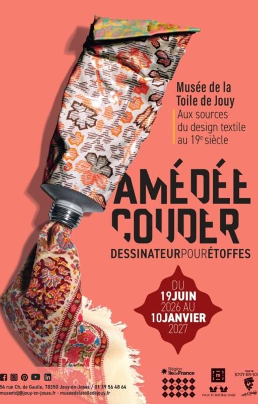 Musée de la Toile de Jouy – Exposition « AMÉDEE COUDER : Dessinateur pour étoffes. »