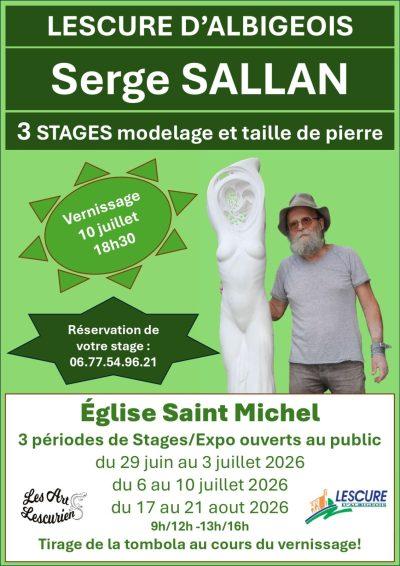 Stage de Sculpture de Serge Sallan