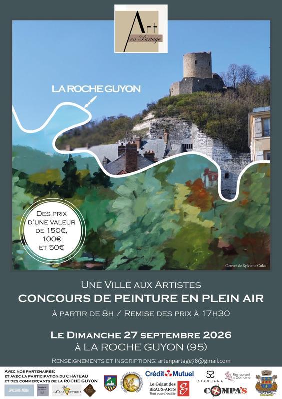 Concours de peinture en plein air à La Roche-Guyon