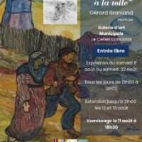 EXPOSITION "DES DESSINS À LA TOILE" DE GÉRARD BRANLAND