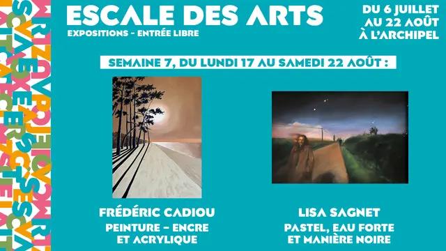 Escale des arts : expositions de Frédéric Cadiou et Lisa Sagnet