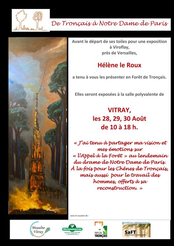 Exposition "De Tronçais à Notre Dame de Paris"