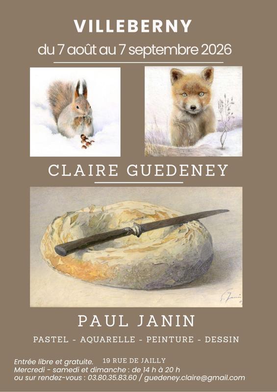 Exposition de Claire Guedeney et Paul Janin