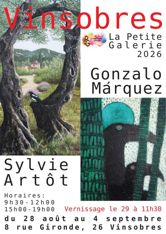 Exposition de Gonzalo Marquez et Sylvie Artôt