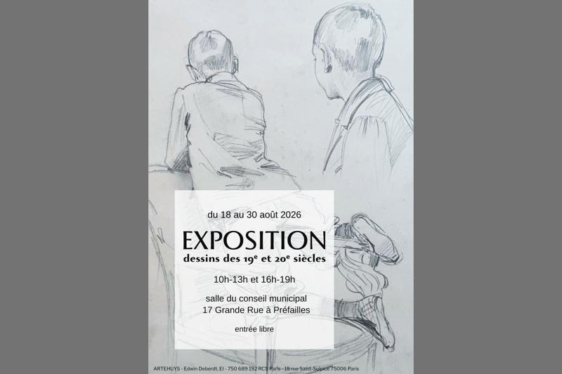 Exposition de dessins et de peintures