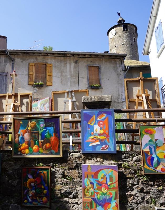 Exposition de peinture de la placette