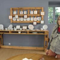 Exposition de peintures sur porcelaines et faïences