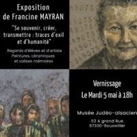 Exposition de peintures : traces d'exil et d'humanité