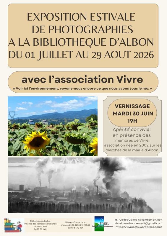 Exposition estivale de photographies