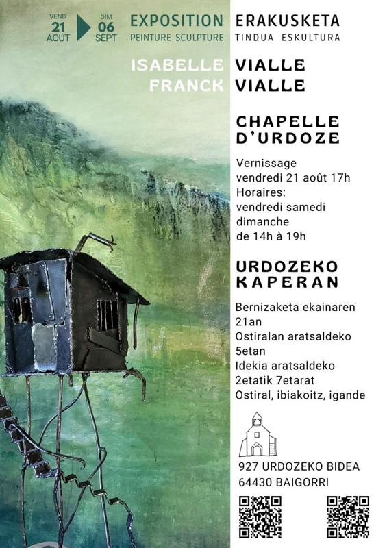 Exposition peinture-sculpture : Isabelle et Franck Vialle