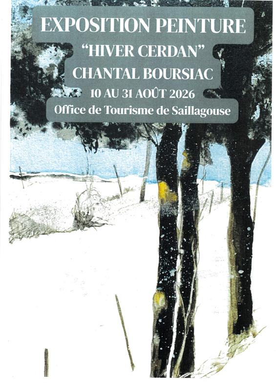 "Hiver Cerdan" - peintures par Chantal Boursiac