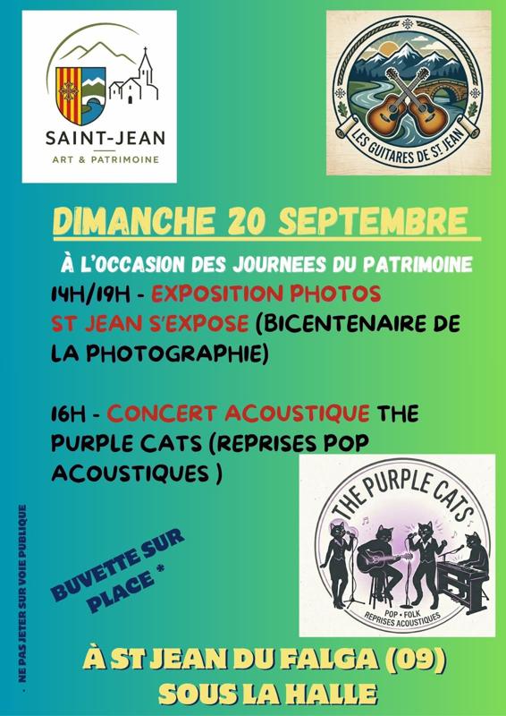 Journées du patrimoine – Exposition photo & Concert acoustique