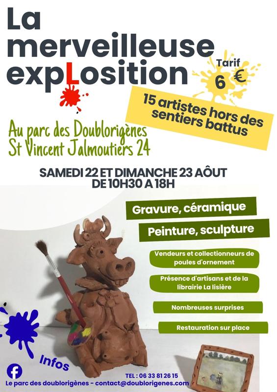 LA MERVEILLEUSE EXPLOSITION AU PARC DES DOUBLORIGENES