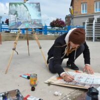[Peinture] des peintres dans la ville