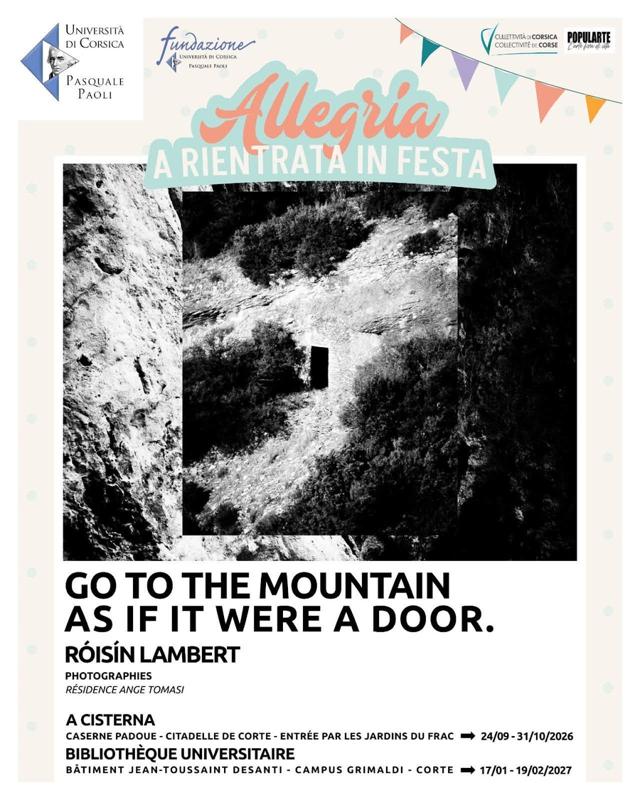 Allegria 2026 / Exposition « Go to the Mountain as if it Were a Door » de Róisín Lambert