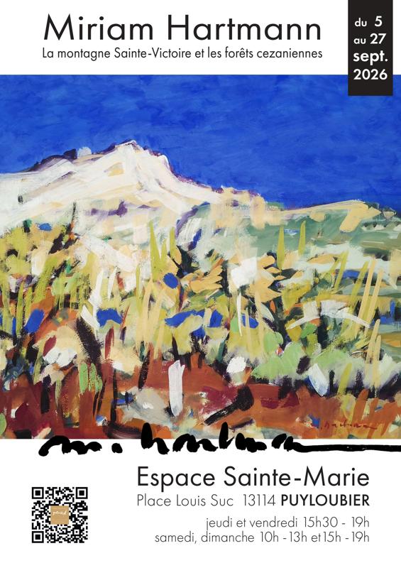 "Dans la colline" - Exposition de peintures de Miriam Hartmann