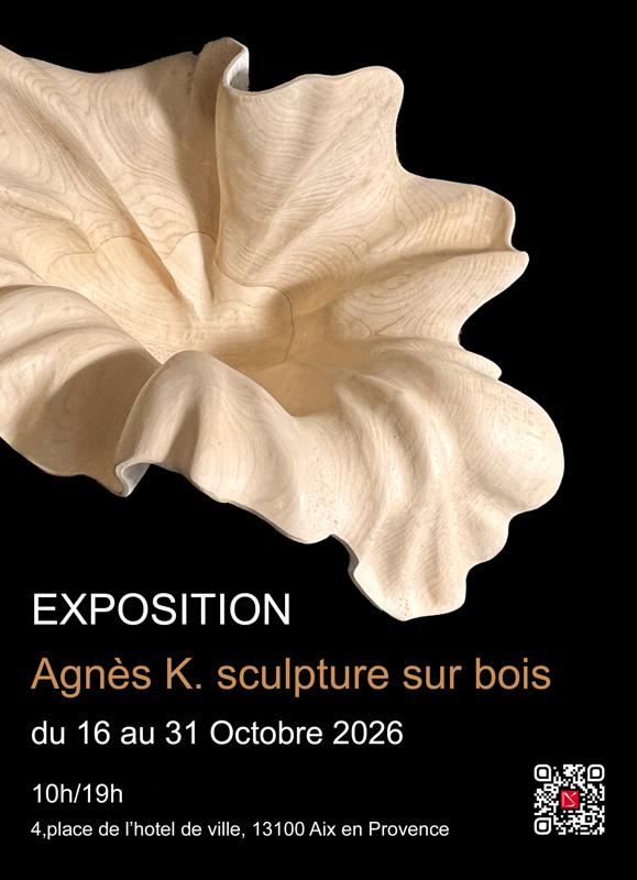 Exposition - Agnès K. sculpture sur bois