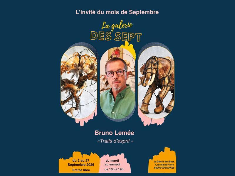 Exposition Bruno Lemée "Traits d'esprit" - Peinture / sculpture