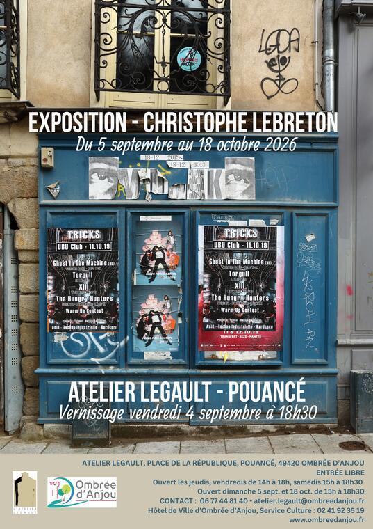 Exposition Christophe Lebreton - Atelier Legault