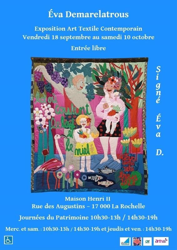 Exposition - Eva Demarelatrous - Art Textile Contemporain