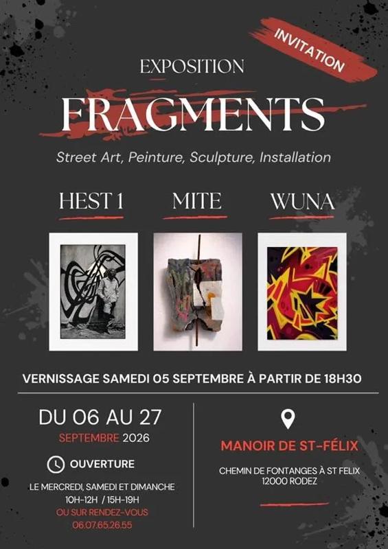 Exposition " Fragments " - Street Art, Peinture, Sculpture