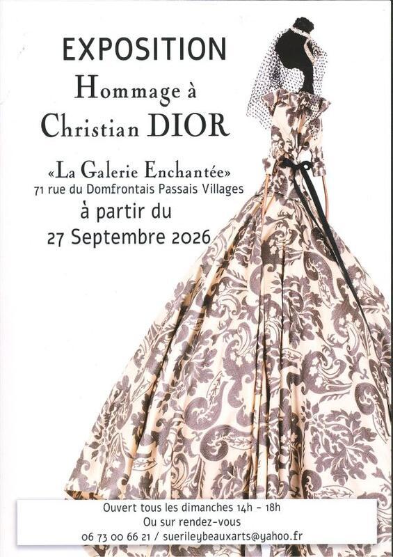 Exposition " Hommage à Christian Dior"