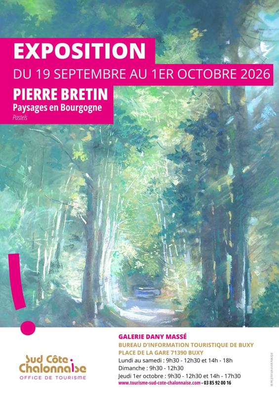 Exposition Pierre Bretin - Paysages en Bourgogne