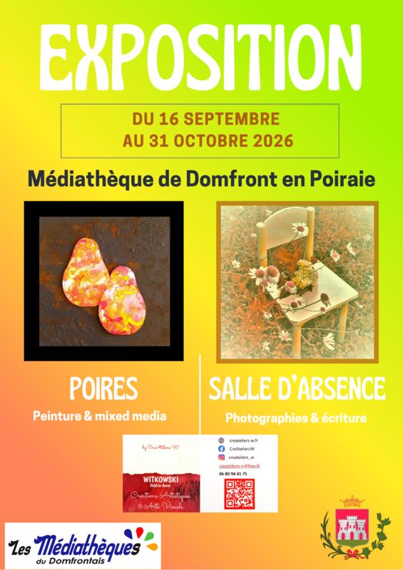 Exposition Poires & Salle d’absence