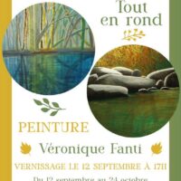 Exposition - Tout en Rond - Peinture sur Tondo - Véronique Fanti