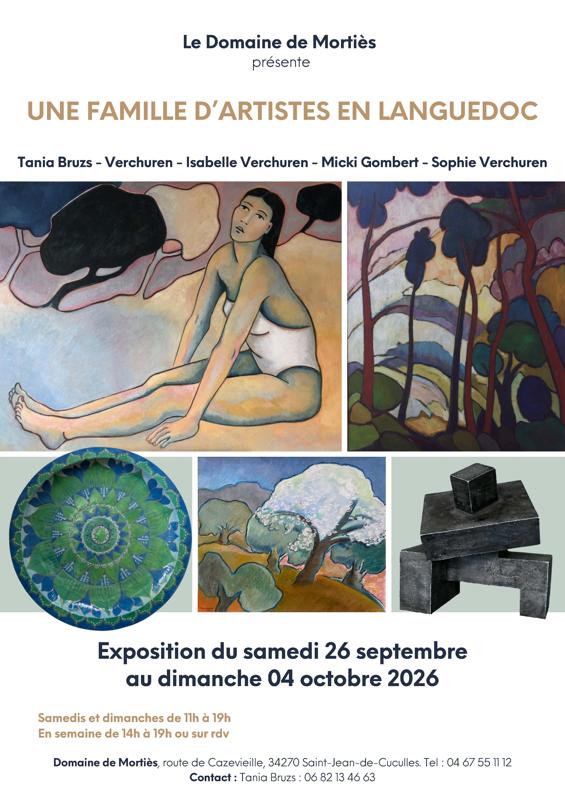 Exposition "Une famille d’artistes en Languedoc"