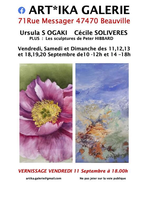 Exposition Ursula S Ogaki et Cécile Soliveres