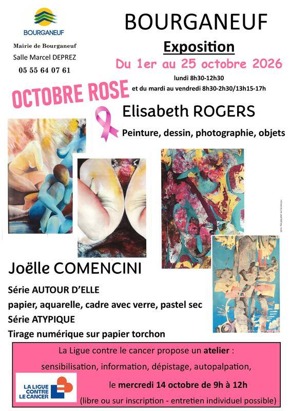 Exposition d'Elisabeth Rogers et Joëlle Comencini