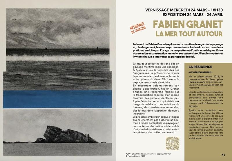 Exposition de Fabien Granet : "La mer tout autour" -