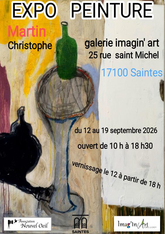 Exposition de peinture Christophe Martin Galerie Imag'In ART