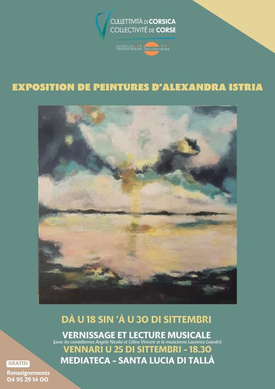 Exposition de peintures d'Alexandra Istria