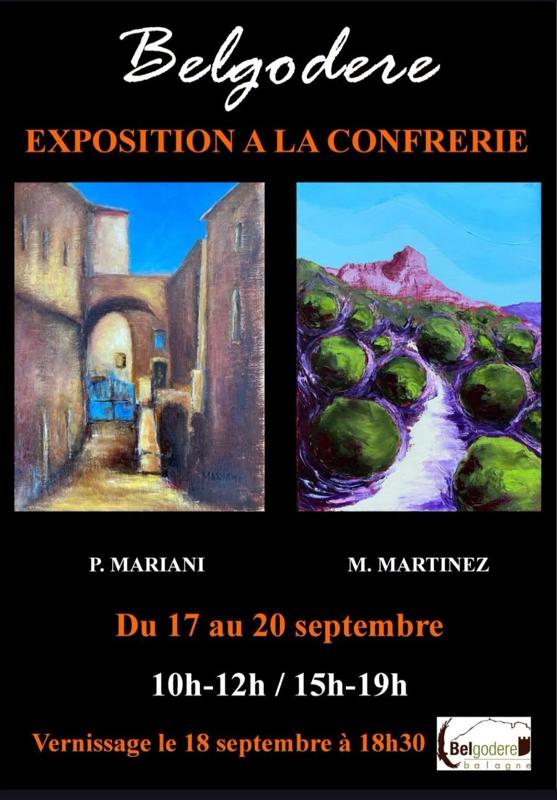 Exposition de peintures de P.Mariani et M.Martinez -