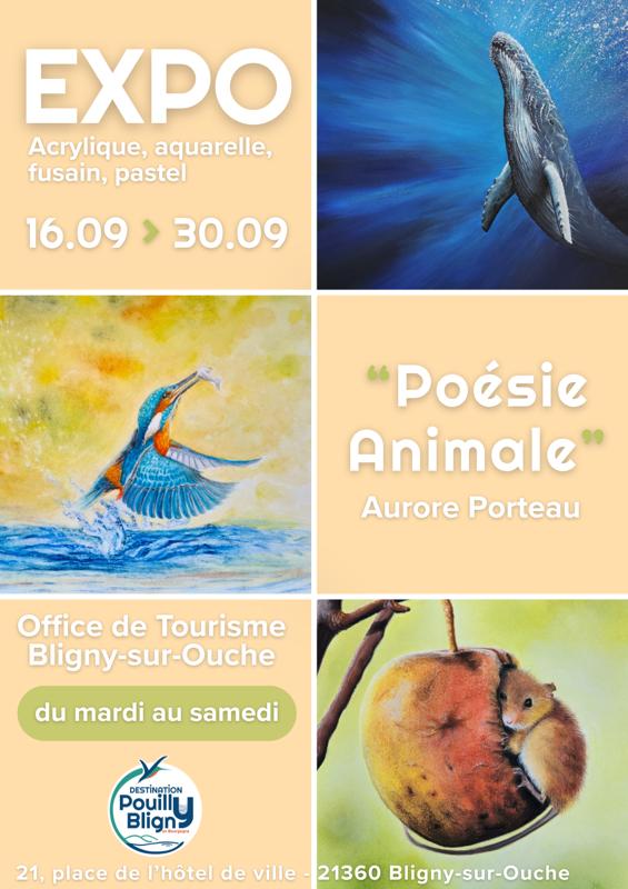 Exposition de peintures par Aurore Porteau- Bligny sur Ouche