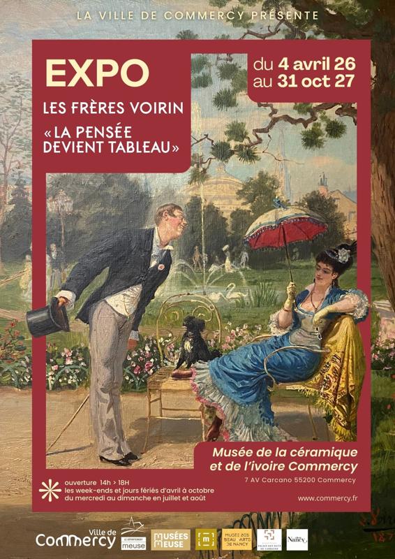 Exposition les frères Voirin, quand la pensée devient tableau
