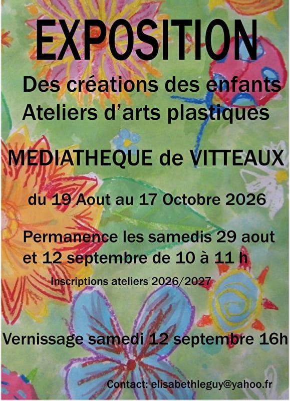 Exposition peintures et modelages ateliers pour enfants