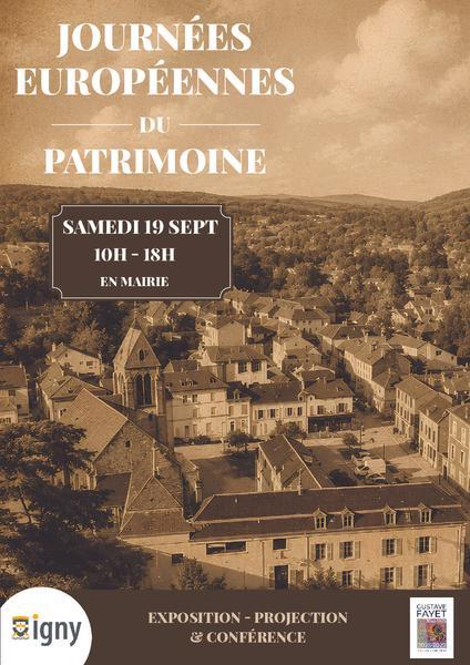 Journées Européennes du Patrimoine d’Igny