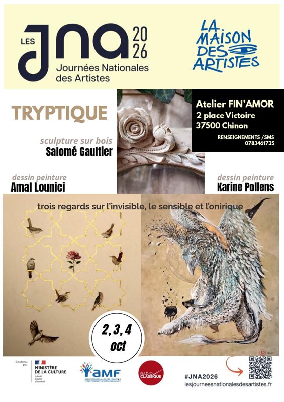 Journées Nationales des Artistes à l'atelier Fin'Amor
